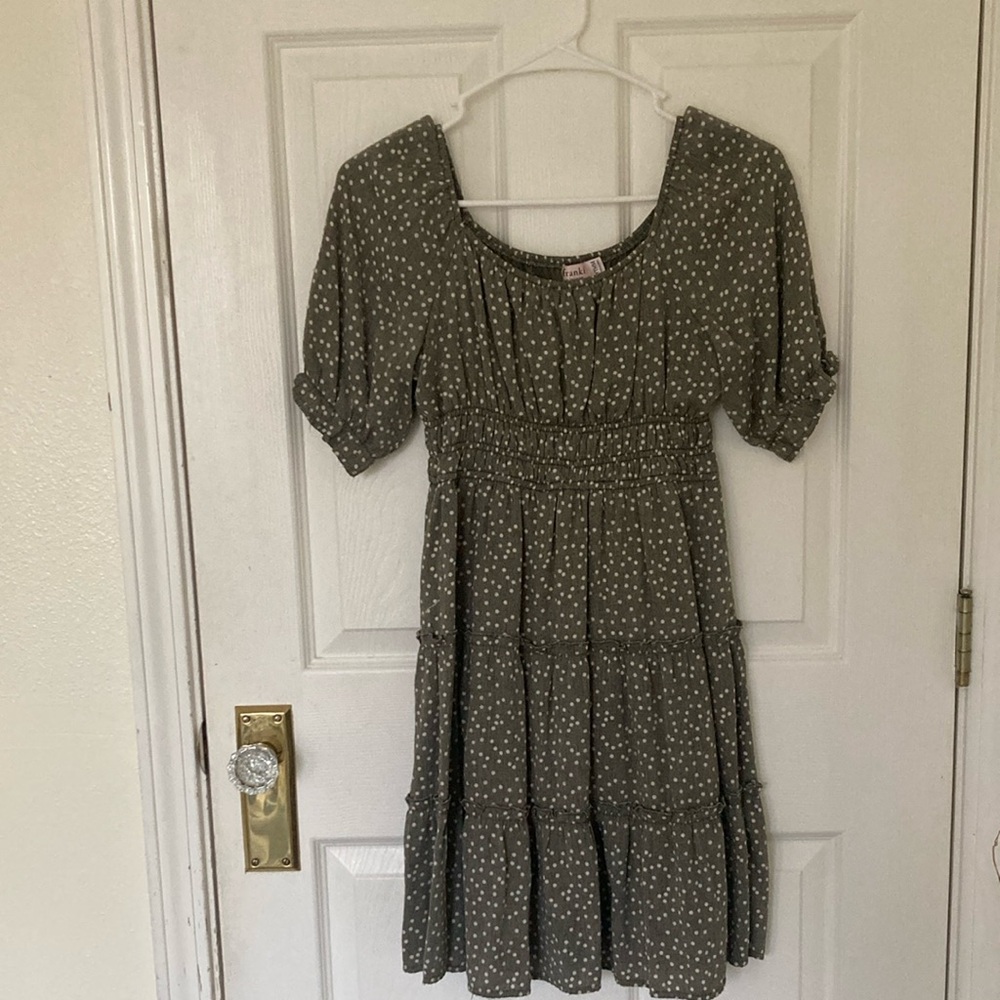 Green Polka Dot Dress